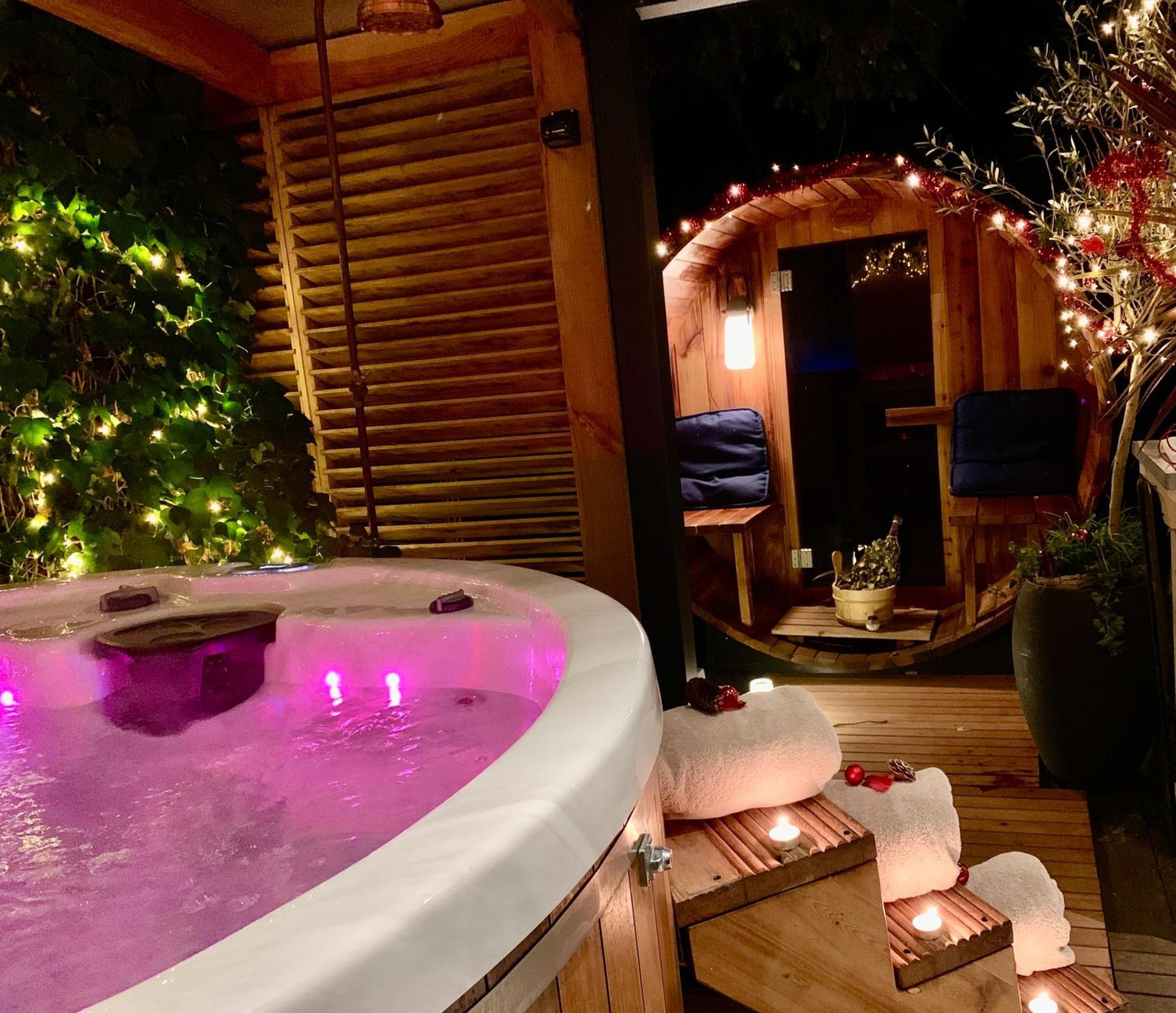 Romantisch Wellness Appartement Met Prive Hottub Sauna Gamesroom Den Ham 외부 사진